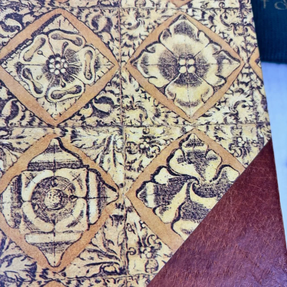 Toccata handcrafted Italian Collection leather bound blank memory/journal book